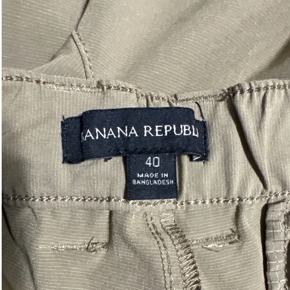 Banana‎ Republic Mens 40 Core Temp Ripstop Shorts Khaki Tan Stretch Vaca Resort